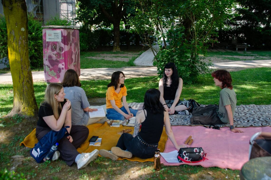 bralno pogovorni veฤer na zelenici dica